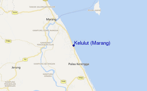 mappa di localizzazione di Kelulut (Marang)