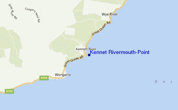 mappa di localizzazione di Kennet Rivermouth/Point