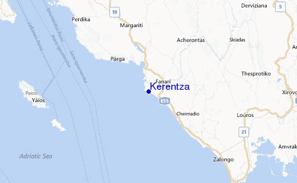 Kerentza Location Map