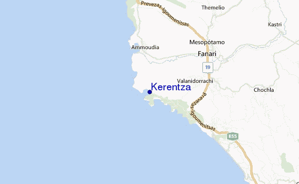 mappa di localizzazione di Kerentza