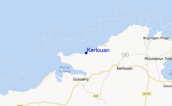 mappa di localizzazione di Kerlouan