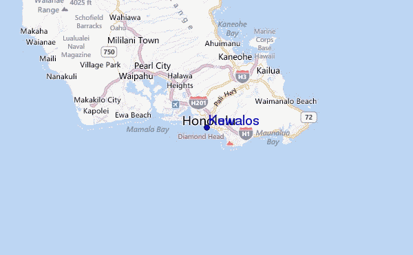 Kewalos Location Map