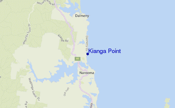 mappa di localizzazione di Kianga Point