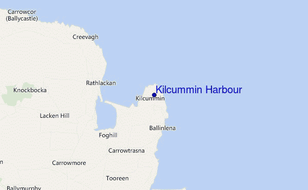 mappa di localizzazione di Kilcummin Harbour