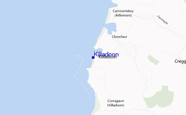 mappa di localizzazione di Killadoon