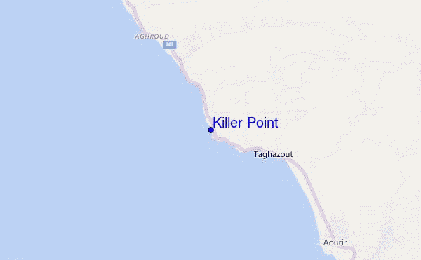 mappa di localizzazione di Killer Point