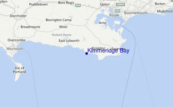 Kimmeridge Bay Location Map