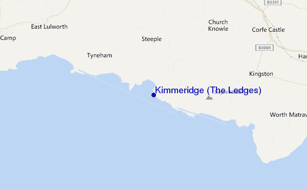 mappa di localizzazione di Kimmeridge (The Ledges)