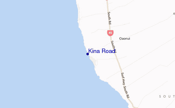 mappa di localizzazione di Kina Road