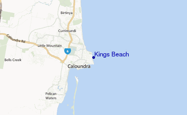 mappa di localizzazione di Kings Beach