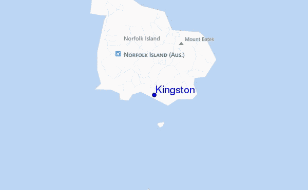 mappa di localizzazione di Kingston