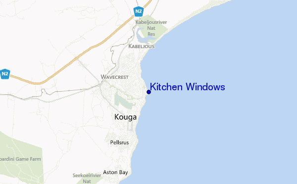 mappa di localizzazione di Kitchen Windows