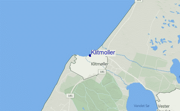 mappa di localizzazione di Klitmoller