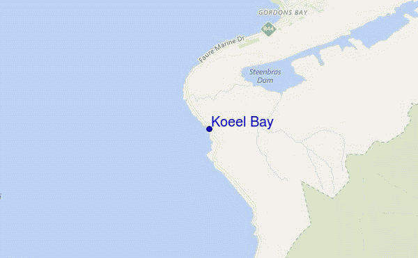 mappa di localizzazione di Koeel Bay