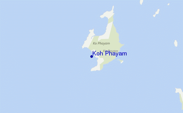 mappa di localizzazione di Koh Phayam