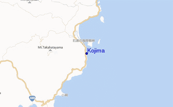 mappa di localizzazione di Kojima