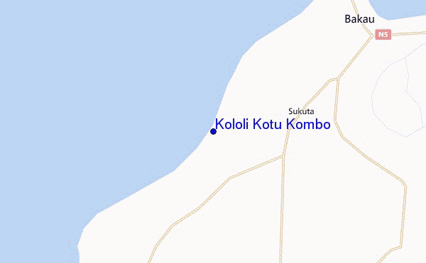 mappa di localizzazione di Kololi Kotu Kombo