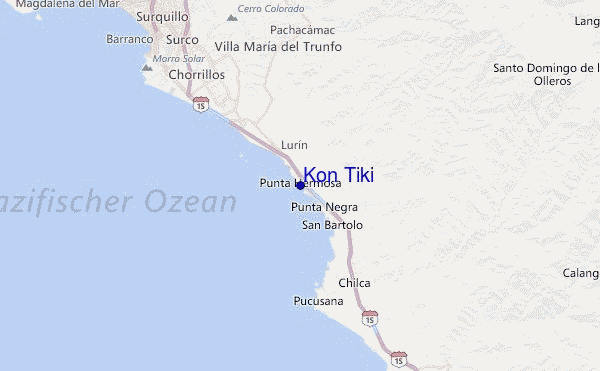 Kon Tiki Location Map
