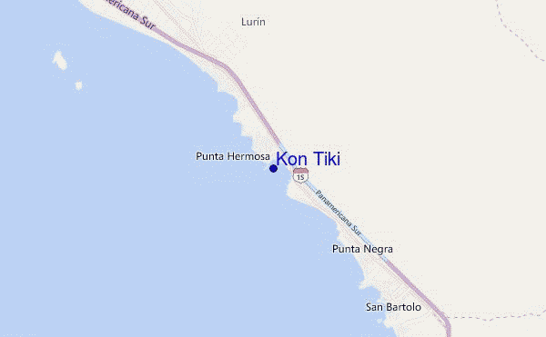 mappa di localizzazione di Kon Tiki