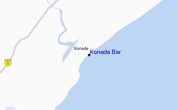 mappa di localizzazione di Konada Bar