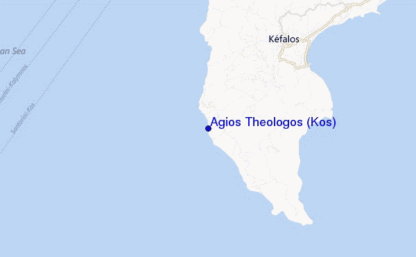 mappa di localizzazione di Agios Theologos (Kos)