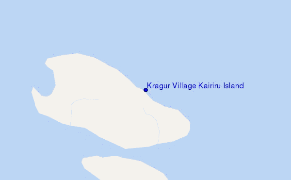 mappa di localizzazione di Kragur Village Kairiru Island