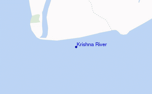 mappa di localizzazione di Krishna River