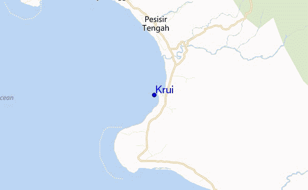 mappa di localizzazione di Krui