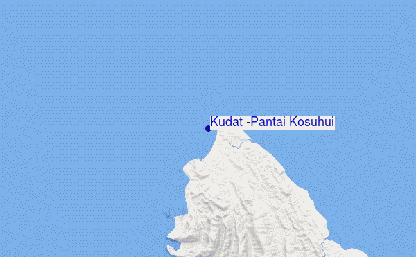 mappa di localizzazione di Kudat (Pantai Kosuhui)