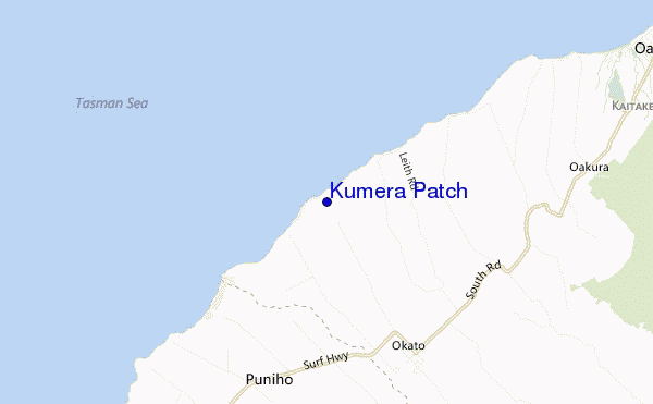 mappa di localizzazione di Kumera Patch