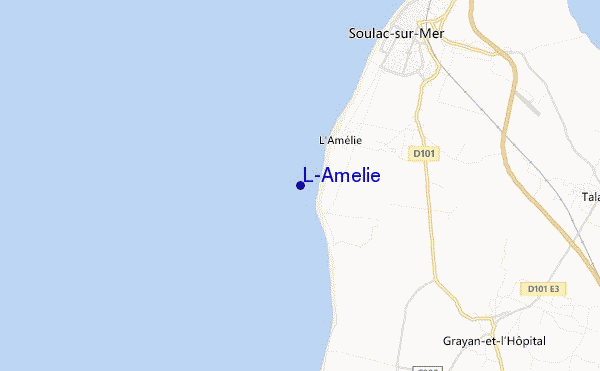 mappa di localizzazione di L'Amelie