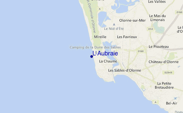 mappa di localizzazione di L'Aubraie