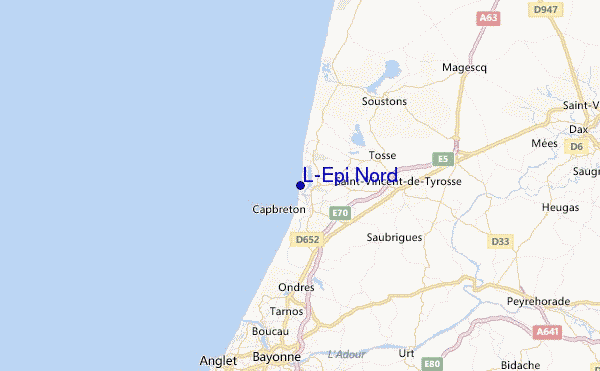 L'Epi Nord Location Map