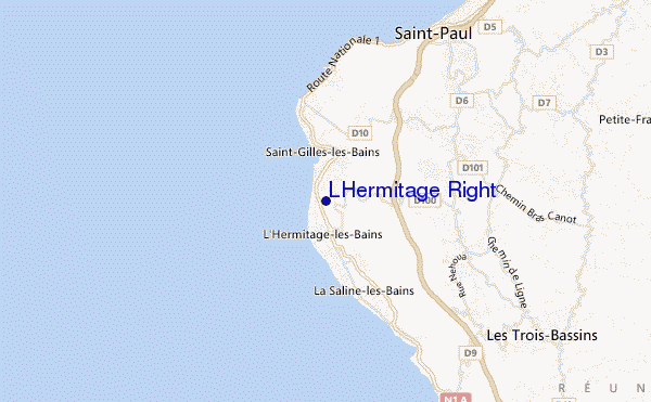 mappa di localizzazione di LHermitage Right