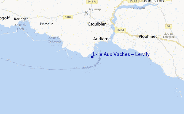mappa di localizzazione di L'Ile Aux Vaches – Lervily