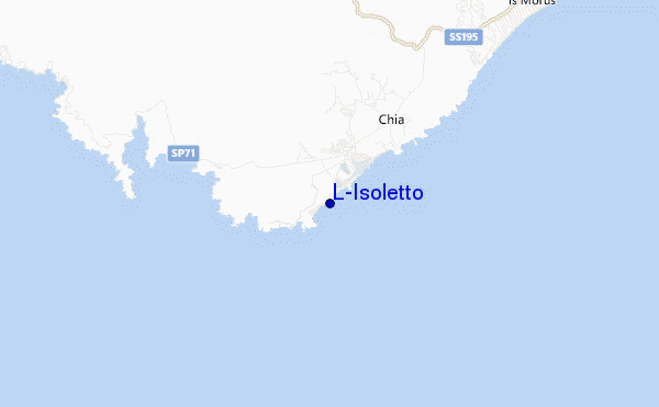 mappa di localizzazione di L'Isoletto