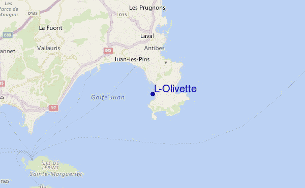 mappa di localizzazione di L'Olivette