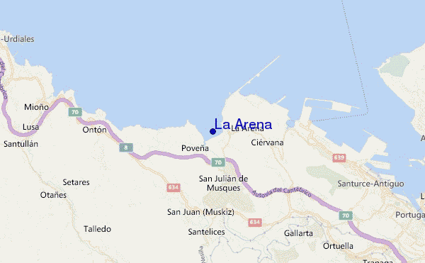 mappa di localizzazione di La Arena