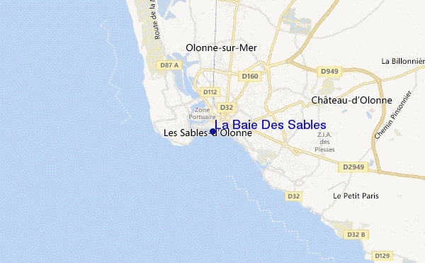 mappa di localizzazione di La Baie Des Sables
