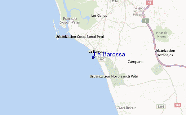 mappa di localizzazione di La Barossa