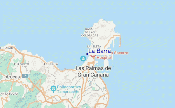 mappa di localizzazione di La Barra