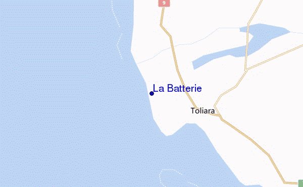 mappa di localizzazione di La Batterie