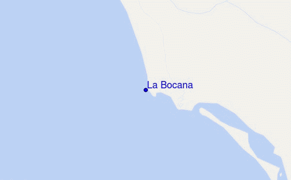 mappa di localizzazione di La Bocana