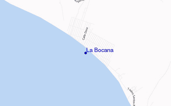mappa di localizzazione di La Bocana