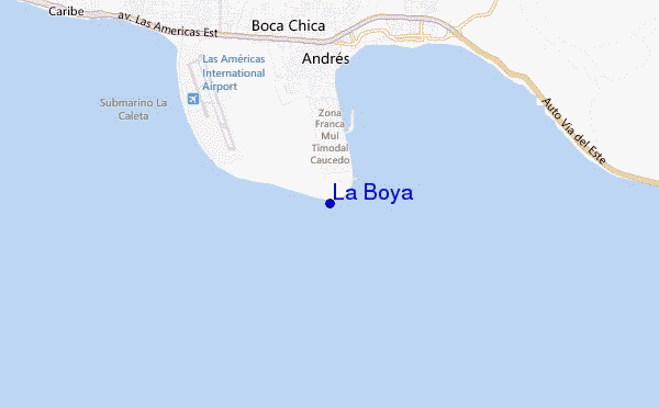 mappa di localizzazione di La Boya