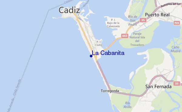 mappa di localizzazione di La Cabanita
