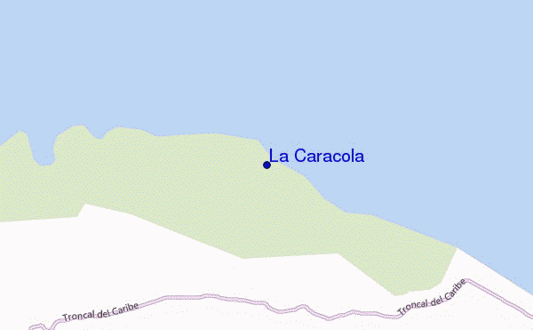 mappa di localizzazione di La Caracola