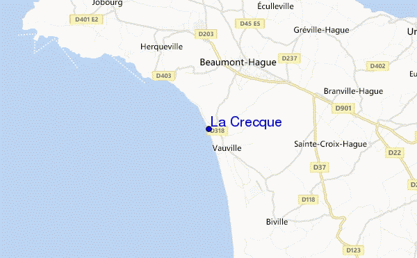 mappa di localizzazione di La Crecque