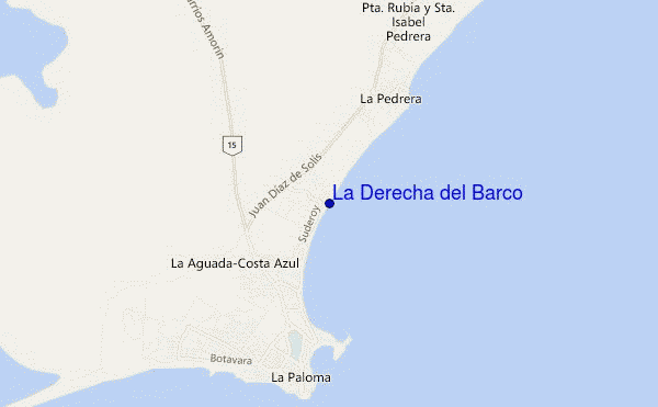 mappa di localizzazione di La Derecha del Barco