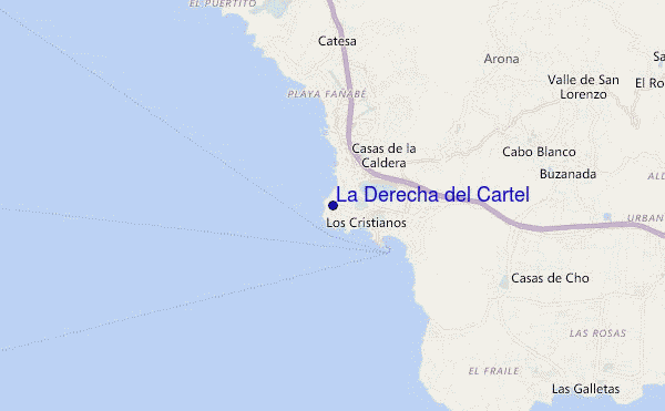mappa di localizzazione di La Derecha del Cartel